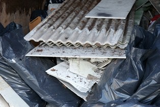 All asbestos taken to Somerset's recycling sites must be double wrapped